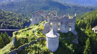 Ehrenberg Castle  Austria  Alps by Drone 4K [upl. by Atsyrhc657]