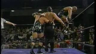 ECW Francine amp The Pittbulls vs The Eliminators and Stevie Richards 1996 [upl. by Ajnin584]