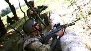 Rare Helmet Cam Firefight From Australian Army [upl. by Nylirek]