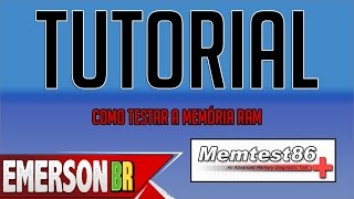 Tutorial  Como testar a memória RAM  Memtest86 PTBR [upl. by Farlie]