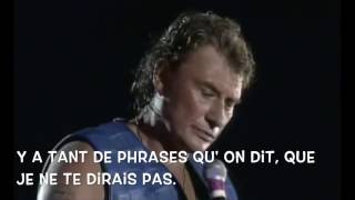 Johnny Hallyday quotLauraquot Live  1993  Avec Sous Titre [upl. by Mot]