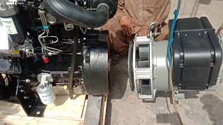 perkins diesel generator coupling with leroy somer alternator [upl. by Meelak]