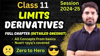 Limits and Derivatives Class 11 Maths NCERT  Full Chapter  One Shot  202425  2025 [upl. by Chaunce]