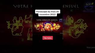 Horoscope novembre 2022  Taureau [upl. by Treharne]