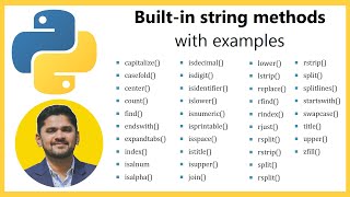 40 String methods in Python with examples  Amit Thinks [upl. by Amalea]