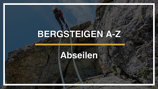 Bergsteigen AZ Abseilen [upl. by Zitah640]