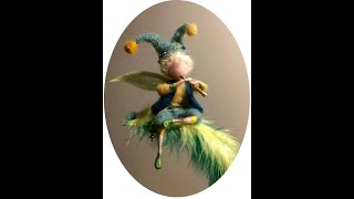 Fiona Needle Felted Fairy Doll Video Instructions [upl. by Diba]