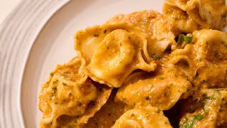 Tomato Pesto Tortellini Recipe [upl. by Retep]