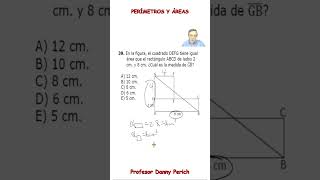 Perímetros y Áreas Ejercicio 39 [upl. by Cleland]