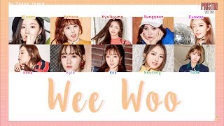 COLOR CODEDTHAISUB PRISTIN  Wee Woo พีชซับไทย [upl. by Coveney]