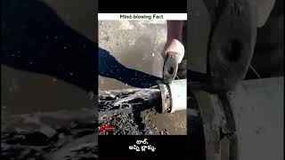 This is how they clean concrete pipe  knockout facts  shorts facts [upl. by Bamby]