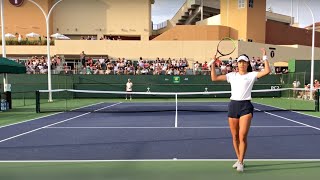 Emma Raducanu  Court Level Practice 4k 60fps [upl. by Mccord]