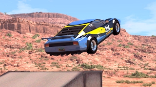 Epic High Speed Jumps 6 – BeamNG Drive [upl. by Ojahtnamas]