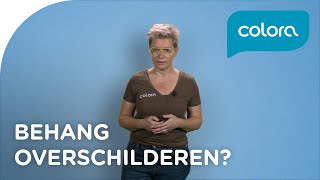 Kan ik behang overschilderen  Verfvragen en tips van de colora coach [upl. by Gabler]