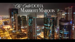 Doha Marriott Marquis City Center  Corner Suite  Highlights  HD [upl. by Zebedee]