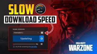 How to Fix Slow Download Speed on BattleNet on PC  Poor Download Speed in COD and other Games [upl. by Rinee957]