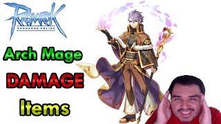 iRO Arch Mage Damage items in Ragnarok Online [upl. by Corbin]