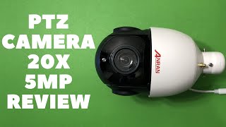 PTZ Security Camera Review  ANRAN 5MP 20X WiFi Outdoor PTZ Security Camera [upl. by Wavell156]