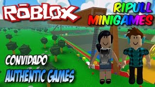 Roblox  Ripull Minigames ft Authentic Games [upl. by Tingey]