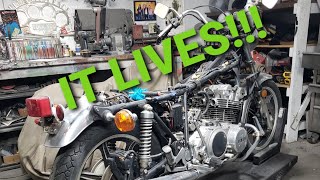 1979 Yamaha XS750 Special Rebuild Part 4 [upl. by Notgnillew74]