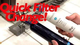 How to Change and Replace the Water and Ice Filter in KitchenAid Refrigerator [upl. by Lind]