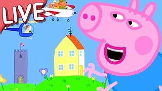 🔴 Giant Peppa Pig and George Pig LIVE FULL EPISODES 24 Hour Livestream [upl. by Beatrisa]