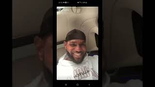 Joyner Lucas ft Logic  ISIS ADHD LeBron James Reaction on his InstaStory [upl. by Bernarr835]