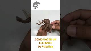 ELEFANTE DE PLASTILINA Visita mi canal para el Procedimiento paso a paso [upl. by Howenstein]