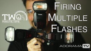 MultiFlash Firing Two Minute Tips with David Bergman [upl. by Akehs]