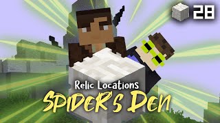 Spiders Den Relic Locations 2828  Hypixel Skyblock [upl. by Hessler]