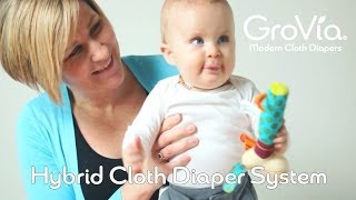 GroVia Hybrid Cloth Diaper System [upl. by Aniham]