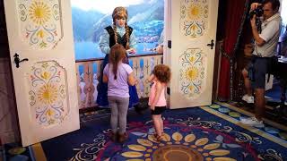 Anna At Disney World Signing Autographs For Kids [upl. by Ashien]