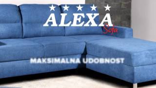 Ugaona garnitura DONA  alexa sofa [upl. by Auohc]