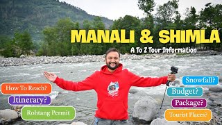 Shimla Manali Tour Plan  Shimla Manali Itinerary amp Shimla Manali Tour Budget  Shimla Manali Guide [upl. by Fax284]