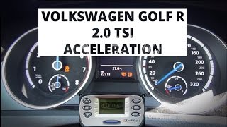 Volkswagen Golf R 20 TSI 300 hp  acceleration 0100 kmh [upl. by Hayes]