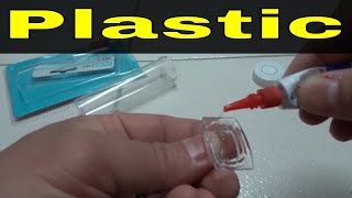 How To Join Plastic Together With Super GlueEasy Tutorial [upl. by Genevra]