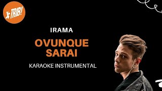 OVUNQUE SARAI IRAMA SANREMO 2022 KARAOKE [upl. by Stearns]