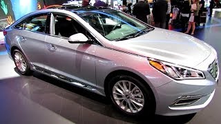 2015 Hyundai Sonata Limited  Exterior and Interior Walkaround  Debut at 2014 New York Auto Show [upl. by Shae788]