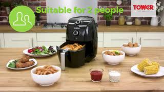 Tower Housewares  T17025  15 Litre Compact Air Fryer [upl. by Adiam]