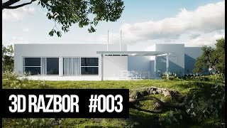 3D RAZBOR 003  Визуализация Архитектуры в FStorm Render  Как улучшить визуализацию [upl. by Ateiram83]