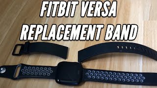 Best Fitbit Versa Replacement Bands Hagibis Sport Silicon Band for Versa [upl. by Lezti]