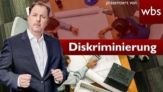 Diskriminierung am Arbeitsplatz – Wann hilft mir das AGG  Rechtsanwalt Christian Solmecke [upl. by Standush]