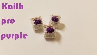 Kailh Pro Purple Switches Should be a Different Color [upl. by Urissa]