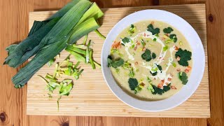 Creamy Leek Soup Recipe How to Make Leek Soup  Quick amp Healthy RecipeHomemade Leek Soup [upl. by Rilda354]