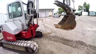 Changing Buckets On The Excavator [upl. by Wynn]