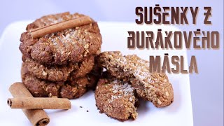 Sušenky z burákového másla  Peanut butter cookies recipe [upl. by Yunick452]