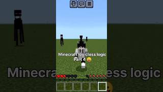 Minecraft logicless logic Part 4 😛 shorts minecraft [upl. by Kaule]