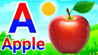 Phonics Sounds of Alphabets A to Z in English  A For Airplane  ABC Alphabet Songs with kids [upl. by Hepza]