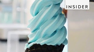 Blue Soft Serve Ice Cream [upl. by Meece]