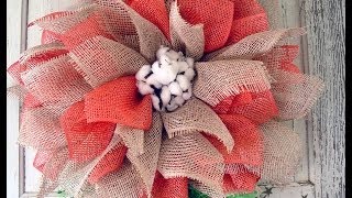 Mesh Flower Tutorial with Poly Jute amp Poly Burlap by Trendy Tree [upl. by Ahsieka]